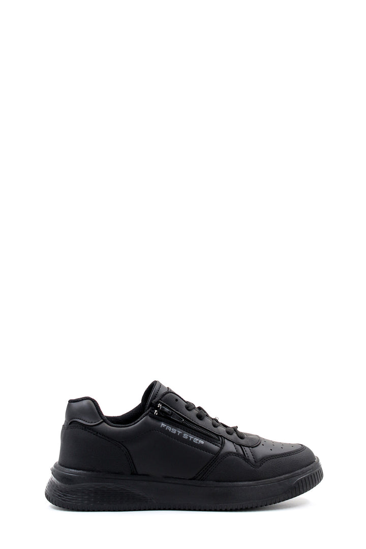 Sneakers sportive nere con cerniera da uomo - Wessi