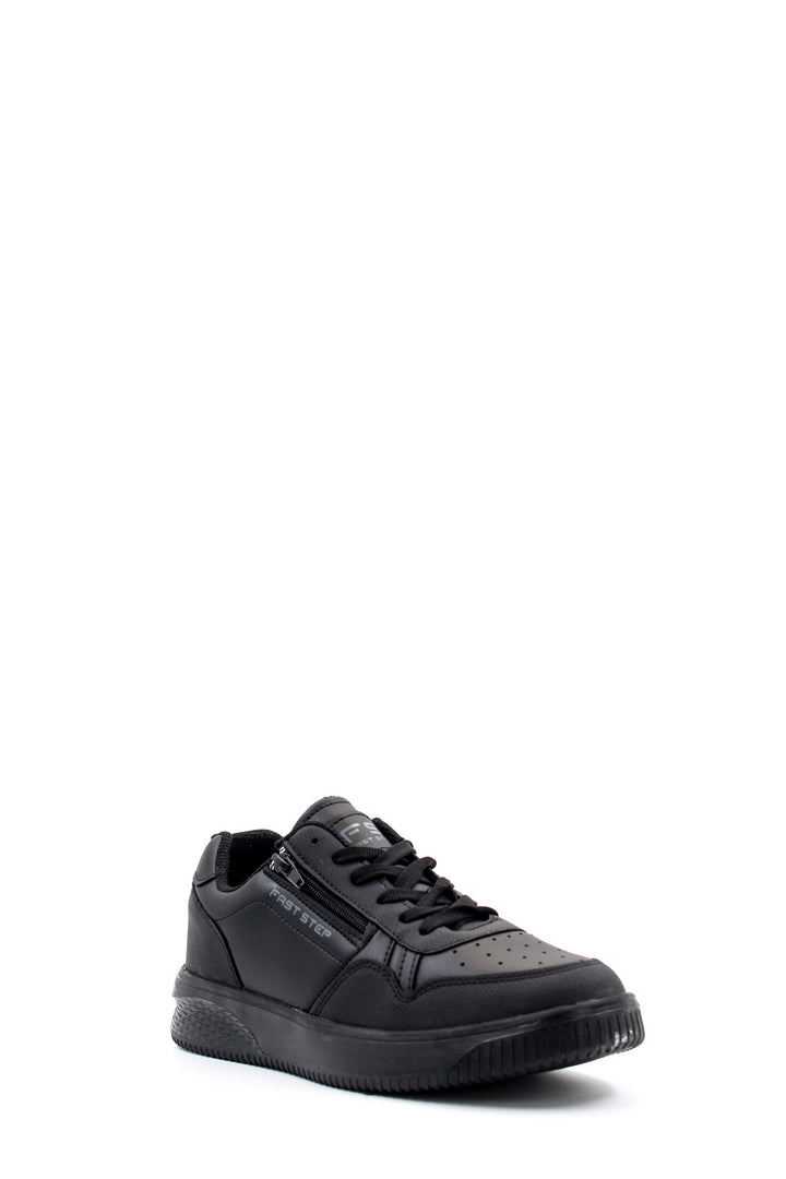 Sneakers sportive nere con cerniera da uomo - Wessi