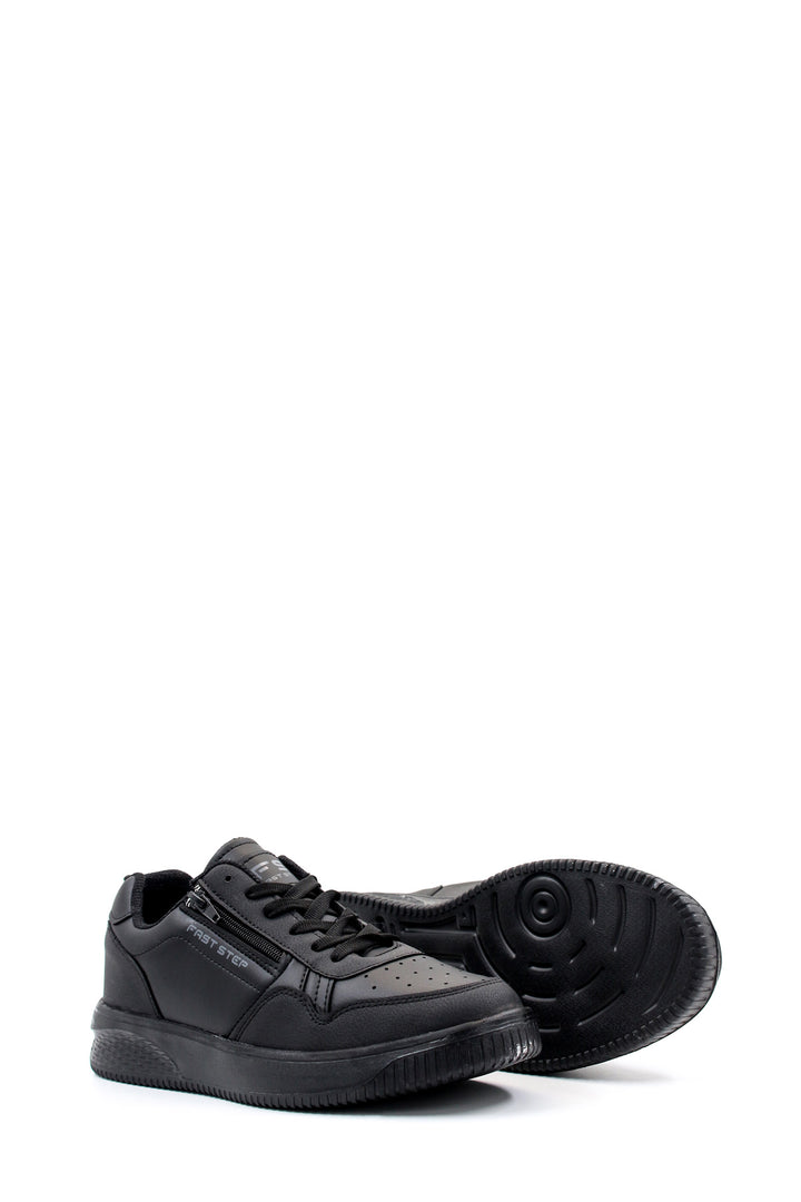 Sneakers sportive nere con cerniera da uomo - Wessi