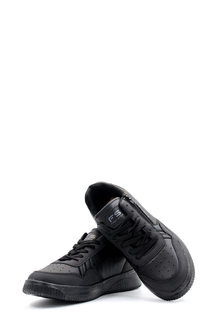 Sneakers sportive nere con cerniera da uomo - Wessi