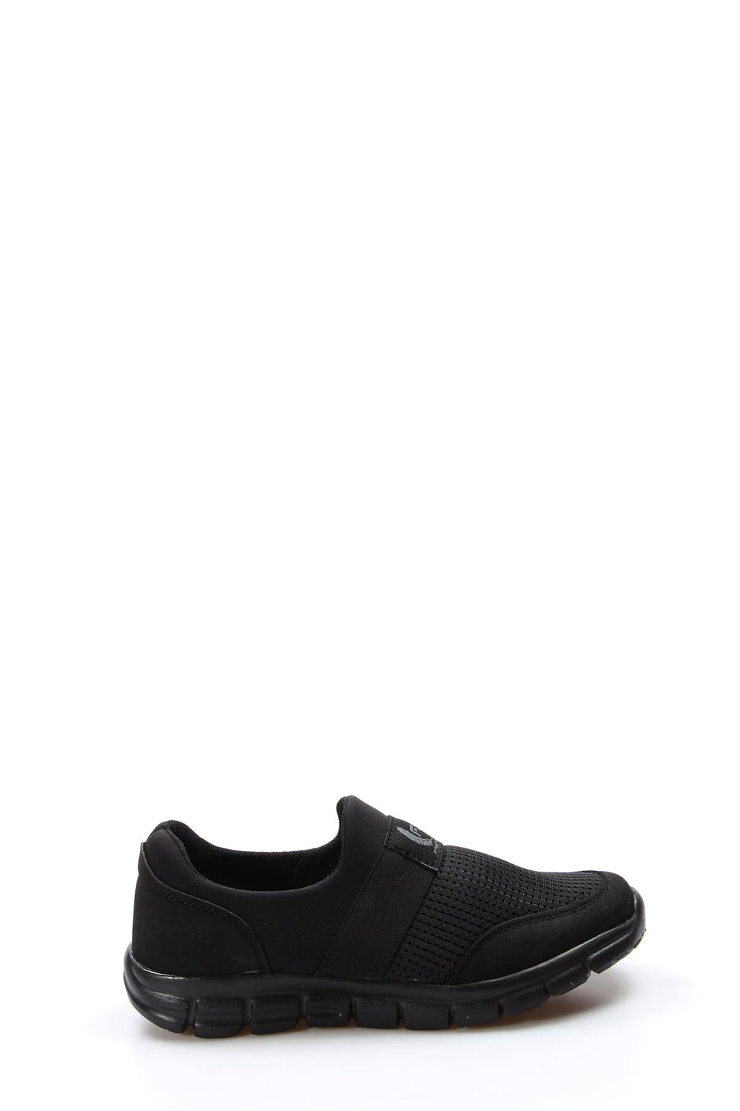 Men's Black Slip-On Sneakers with Mesh Upper - Wessi