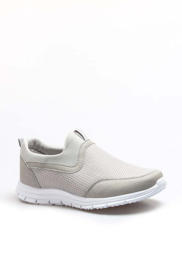 Scarpe sportive slip-on beige da uomo - Wessi