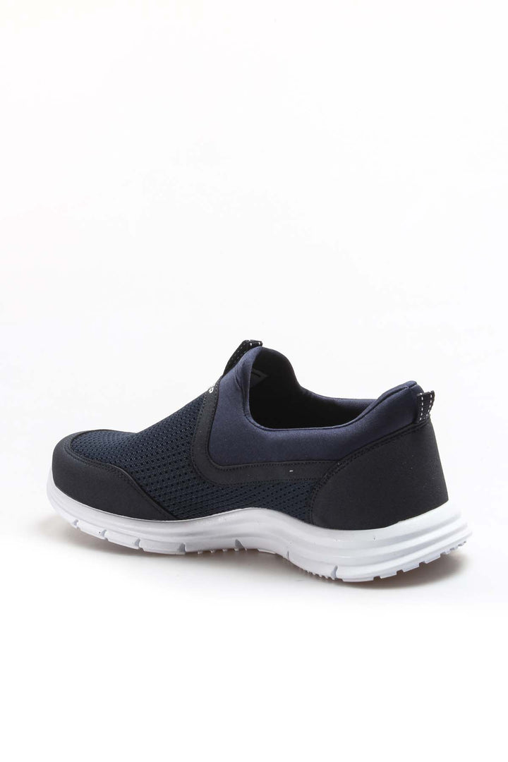 Men's Navy Athletic Mesh Slip-On Sneakers - Wessi
