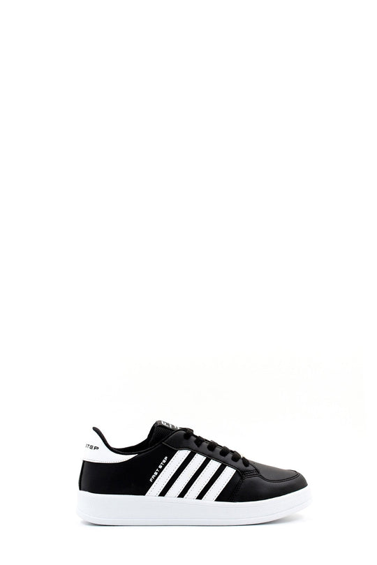 Zapatillas Casual Hombre Blanco y Negro - Wessi