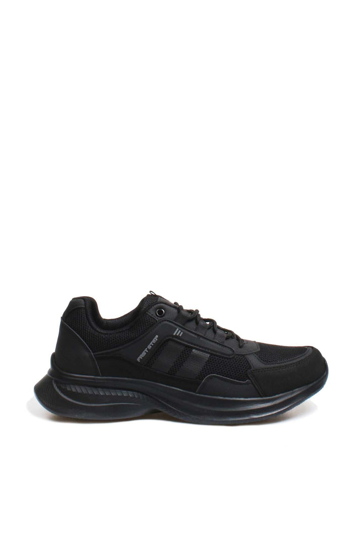 Men's Black Performance Athletic Sneakers - Wessi