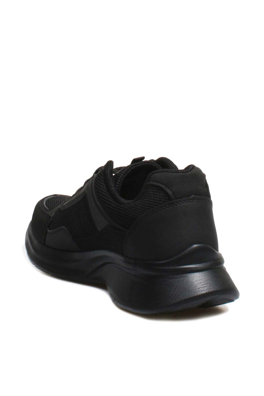 Men's Black Performance Athletic Sneakers - Wessi