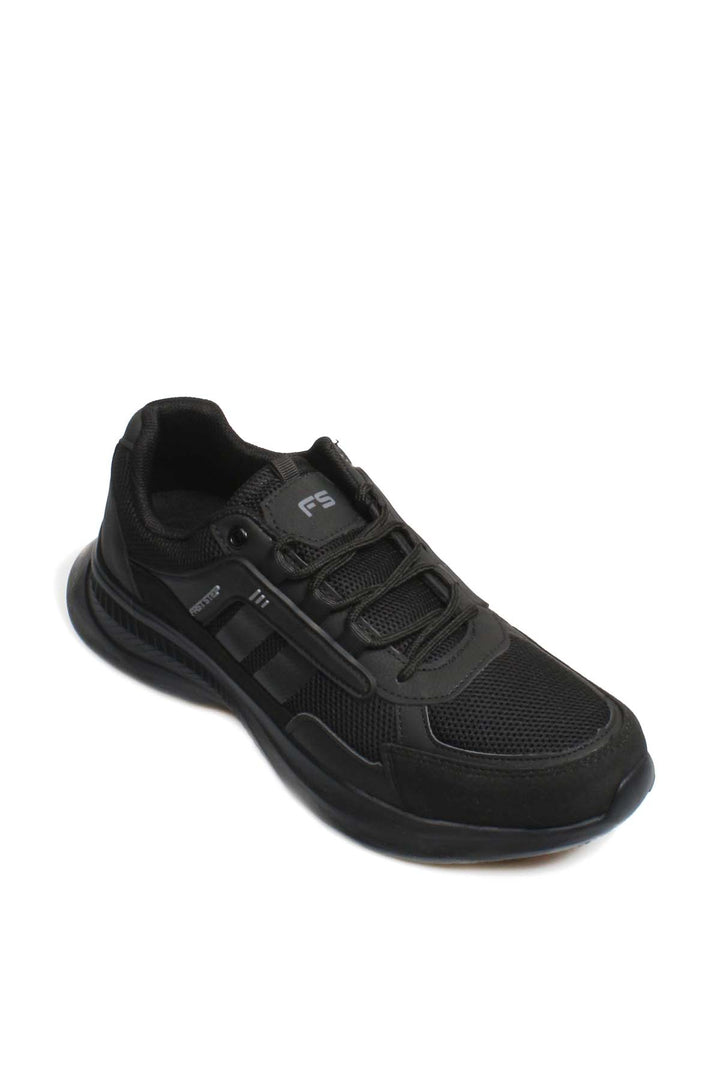 Men's Black Performance Athletic Sneakers - Wessi
