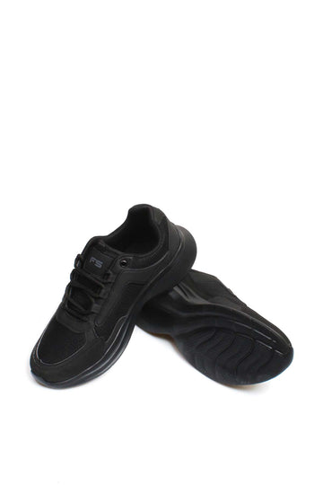 Men's Black Performance Athletic Sneakers - Wessi