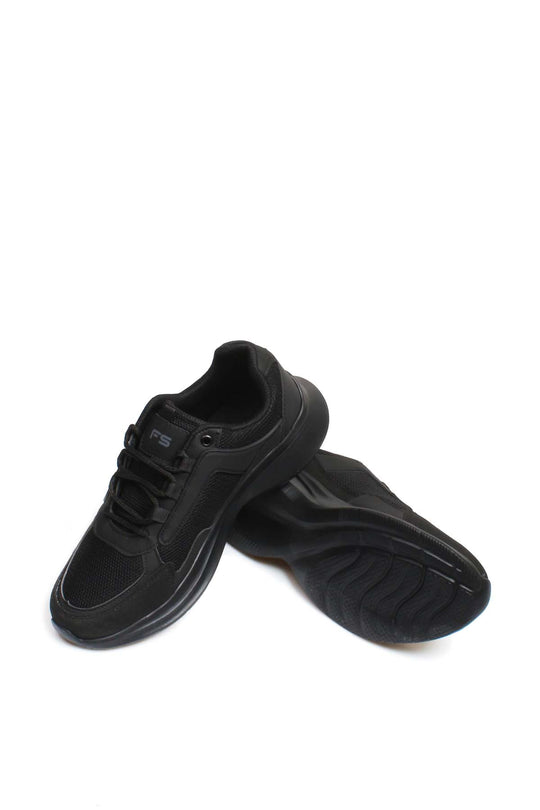 Men's Black Performance Athletic Sneakers - Wessi