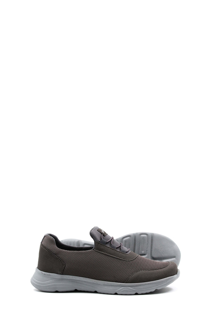 Men's Grey Slip-On Walking Shoes - Wessi