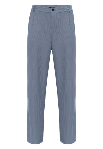Pantaloni a coste indaco da uomo - Wessi