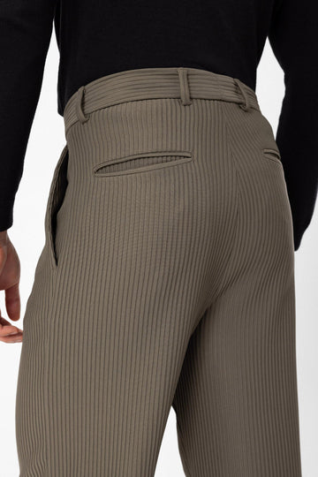 Pantalon côtelé kaki pour homme - Wessi