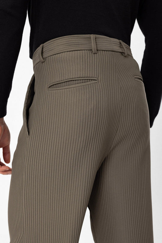 Pantalon côtelé kaki pour homme - Wessi