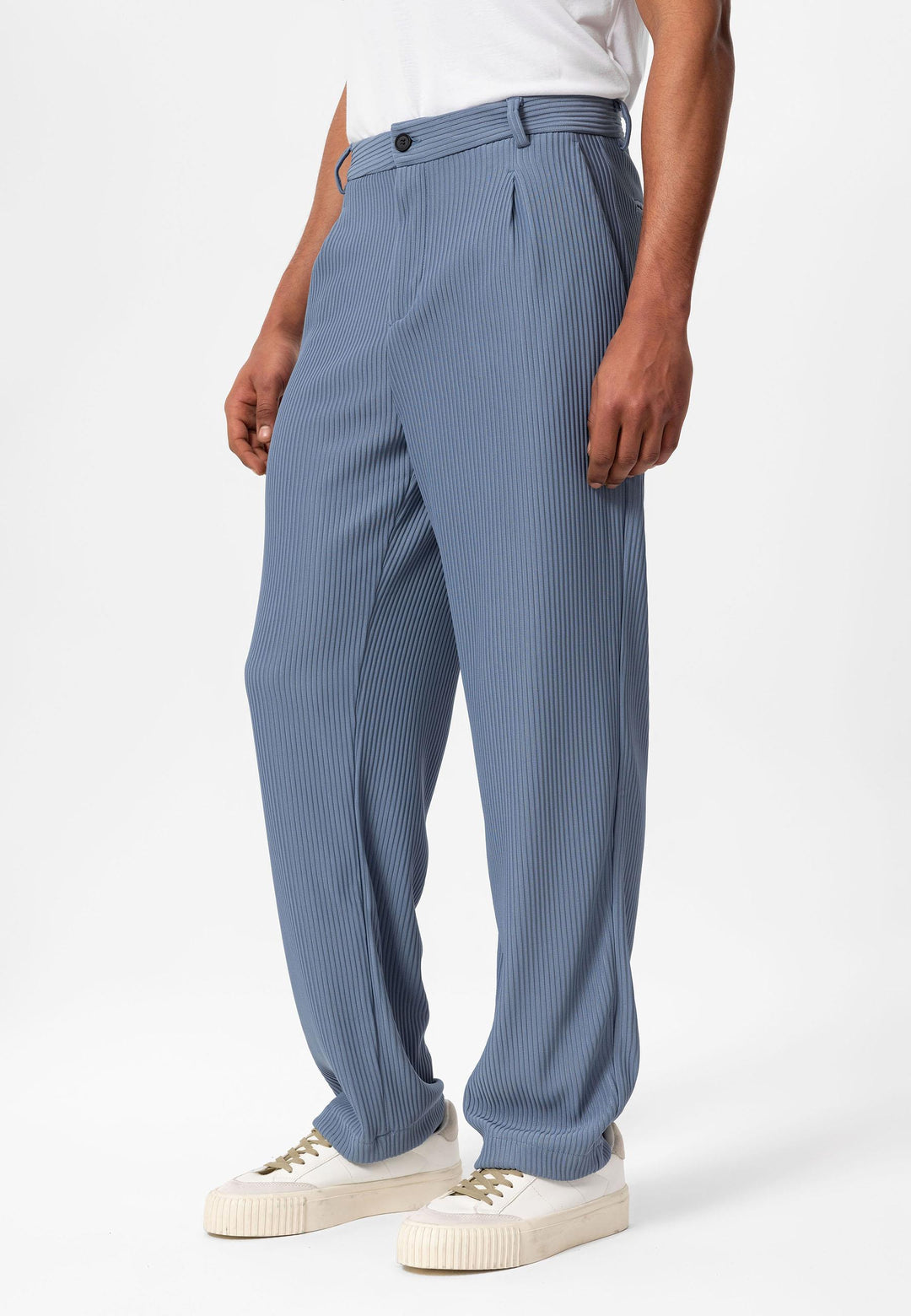 Men's Indigo Ribbed  Pants - Wessi