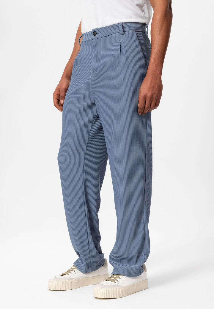 Men's Indigo Ribbed  Pants - Wessi