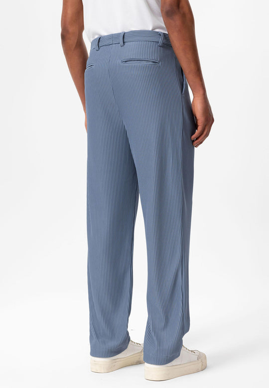 Pantaloni a coste indaco da uomo - Wessi