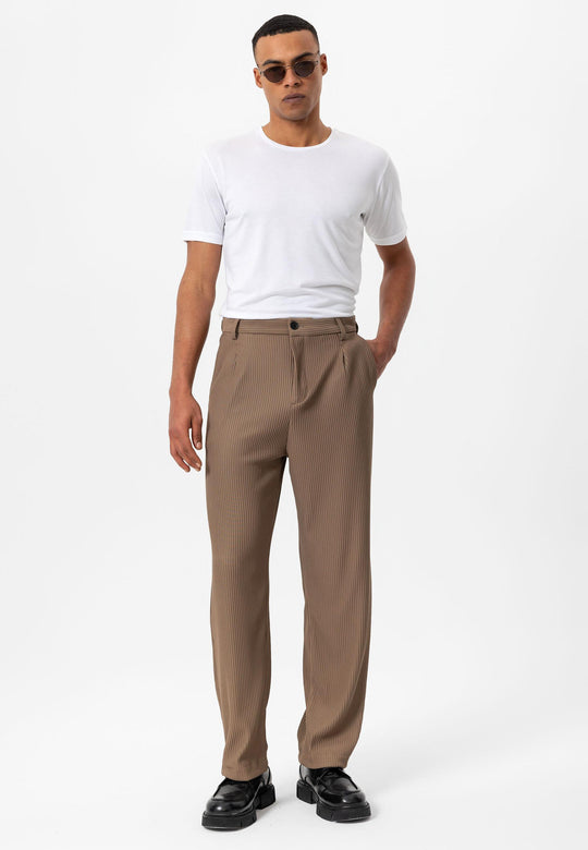 Men's Mink Ribbed  Pants - Wessi