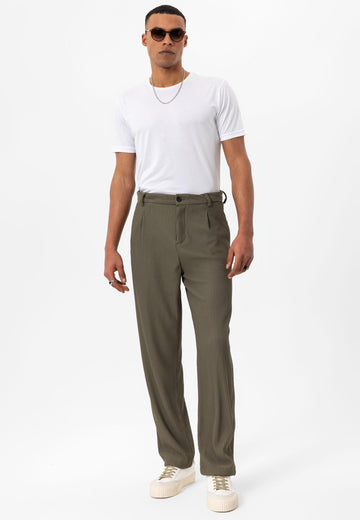 Pantalon côtelé kaki pour homme - Wessi
