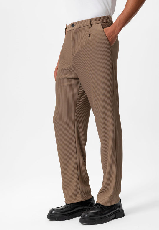 Men's Mink Ribbed  Pants - Wessi