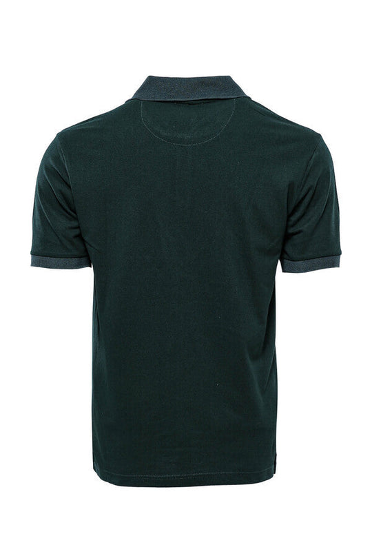 Camiseta cuello polo Oxford verde - Wessi