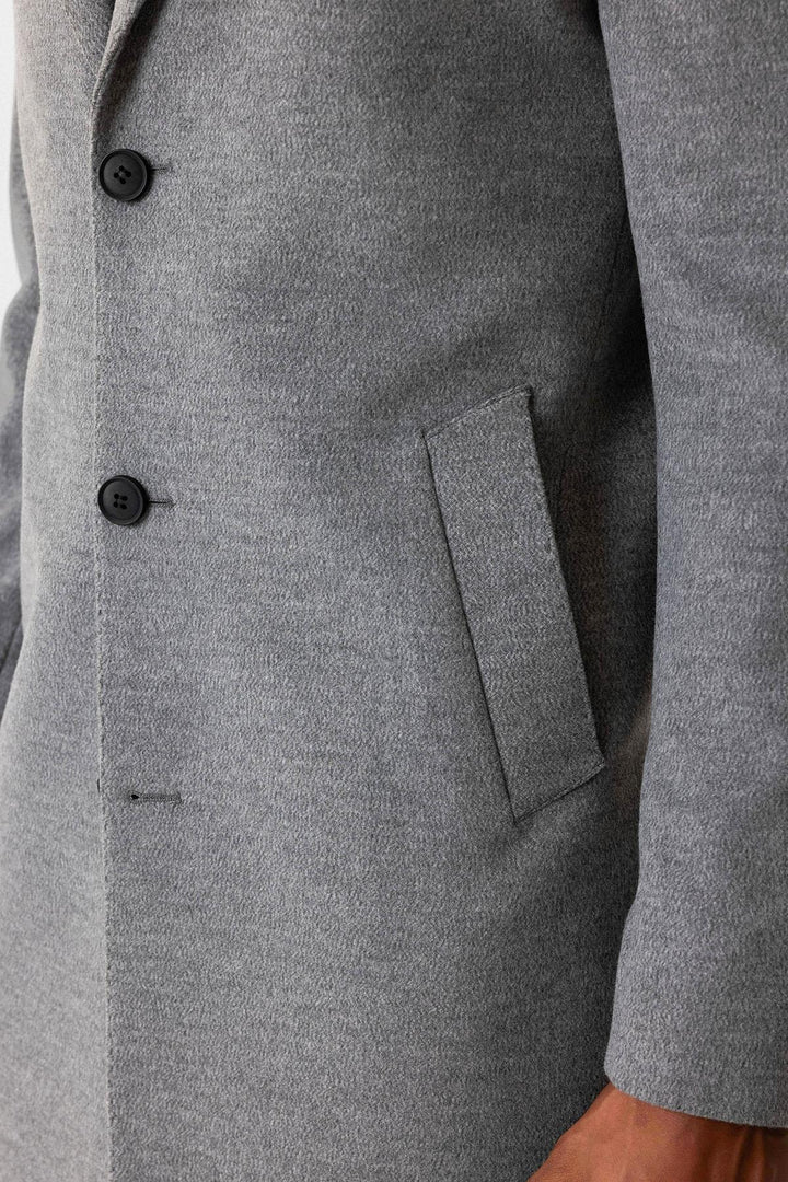 Grey Пиджак Slim Fit с вырезом для мужчин - Wessi