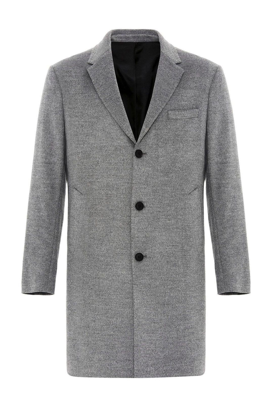 Grey Пиджак Slim Fit с вырезом для мужчин - Wessi