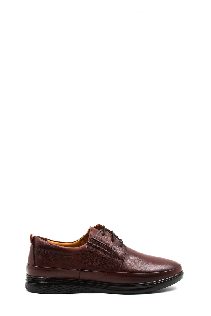 Stringate casual in pelle bordeaux-Wessi
