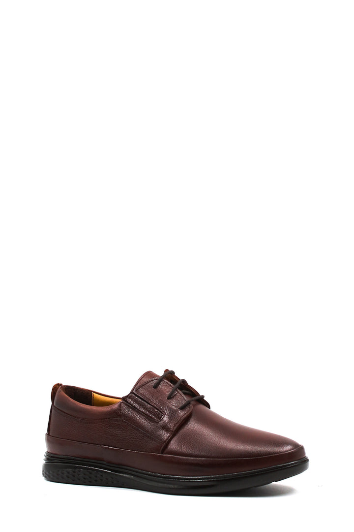 Stringate casual in pelle bordeaux-Wessi