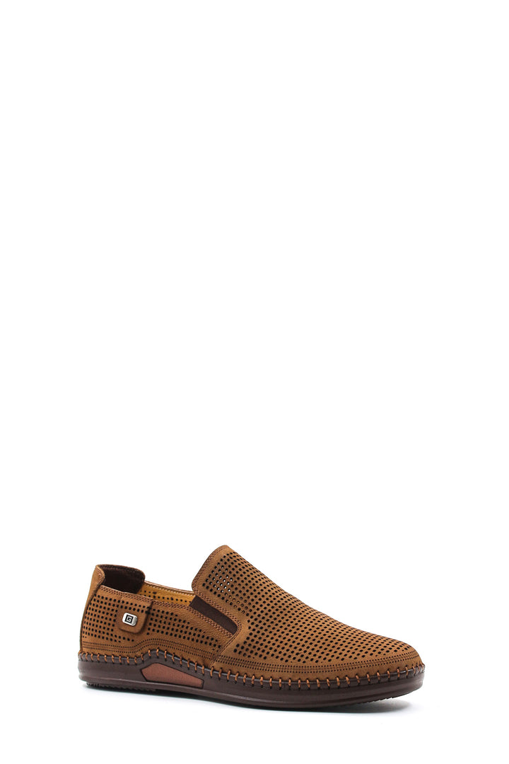 Mocassini slip-on perforati marroni-Wessi