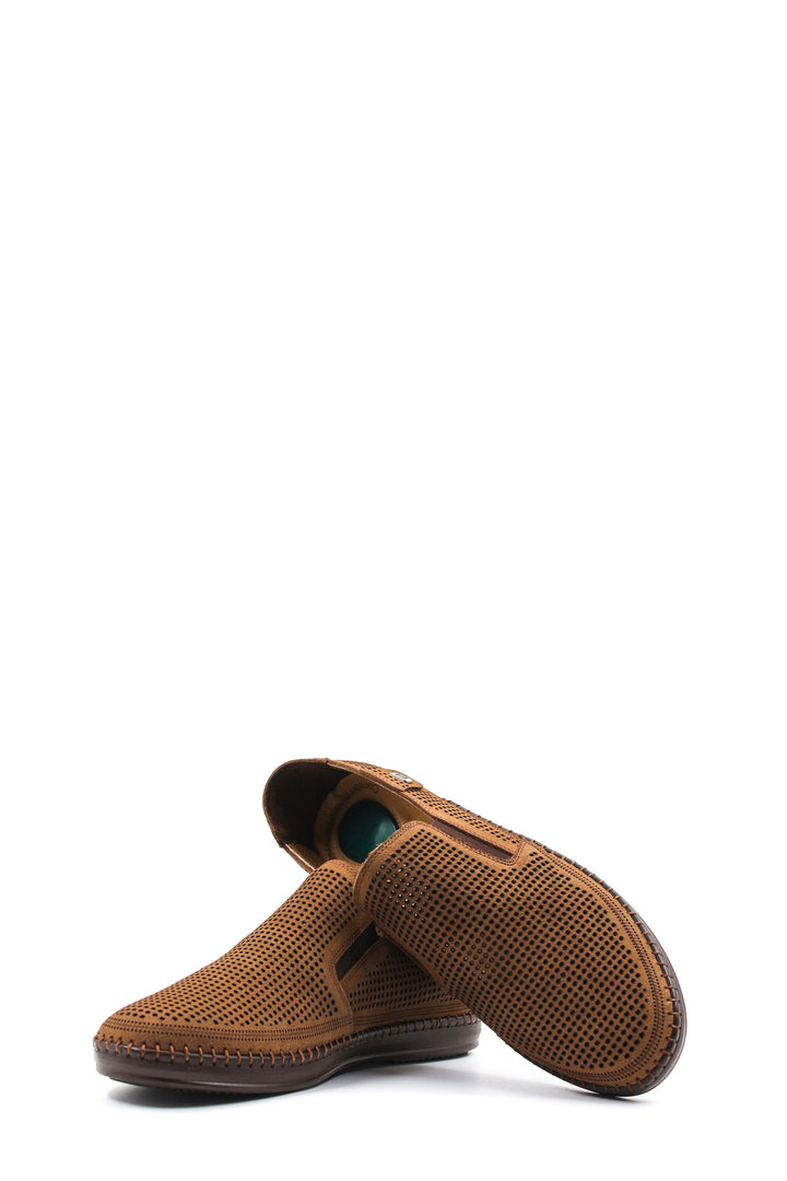 Mocassini slip-on perforati marroni-Wessi