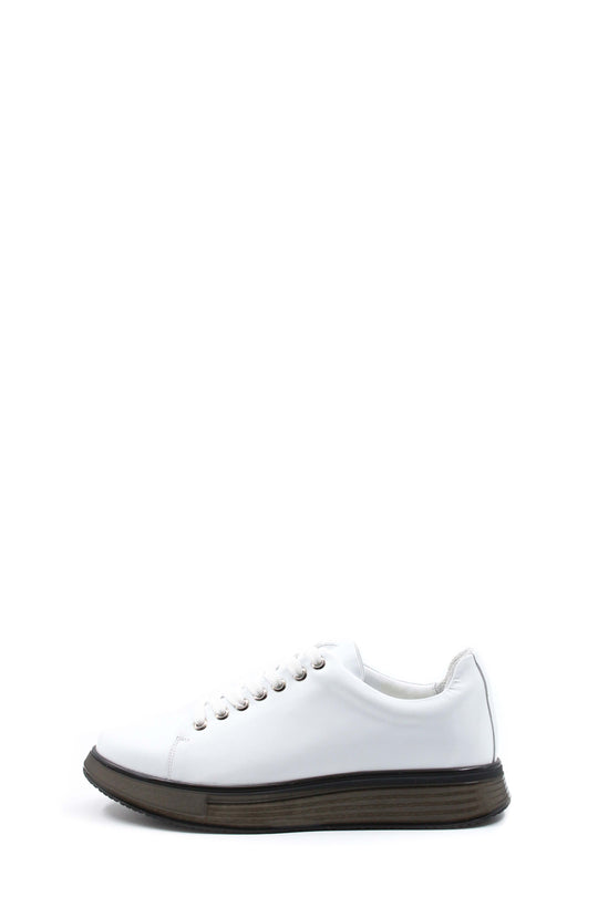 Sneakers con plateau bianche da uomo - Wessi