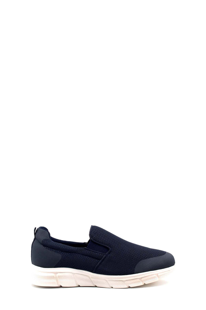 Men's Navy Slip-On Mesh Sneakers - Lightweight & Breathable - Wessi