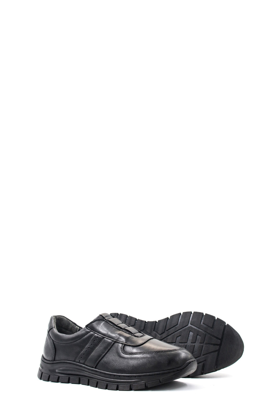 Black Slip-On Comfort Shoes-Wessi