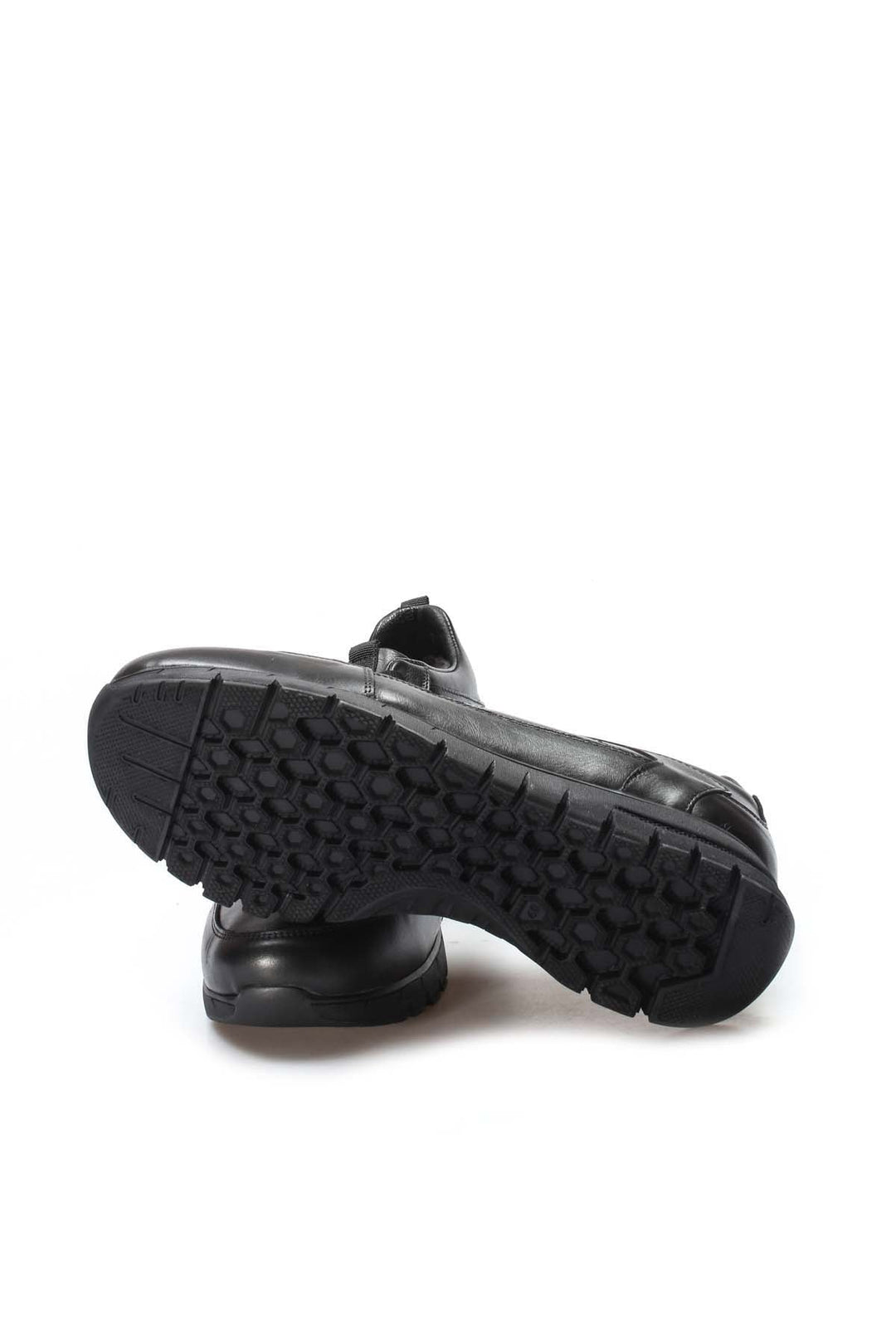 Sneakers da passeggio in pelle nera Wessi