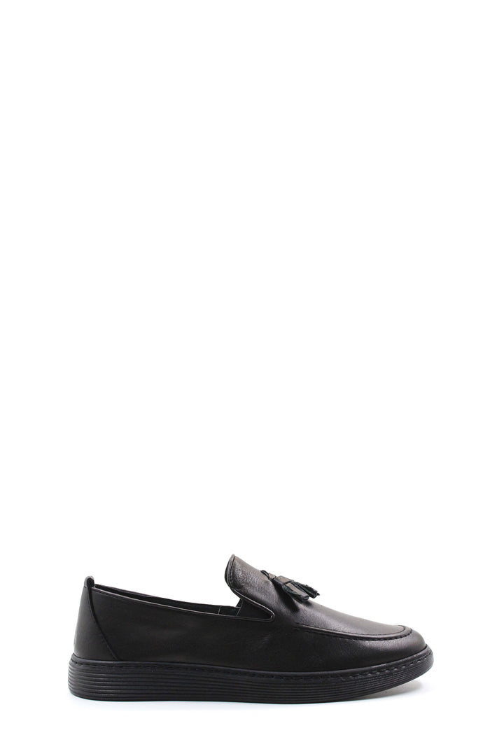 Black Tassel Slip-Ons-Wessi