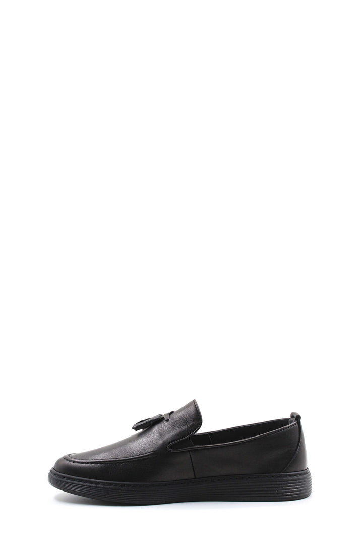 Black Tassel Slip-Ons-Wessi