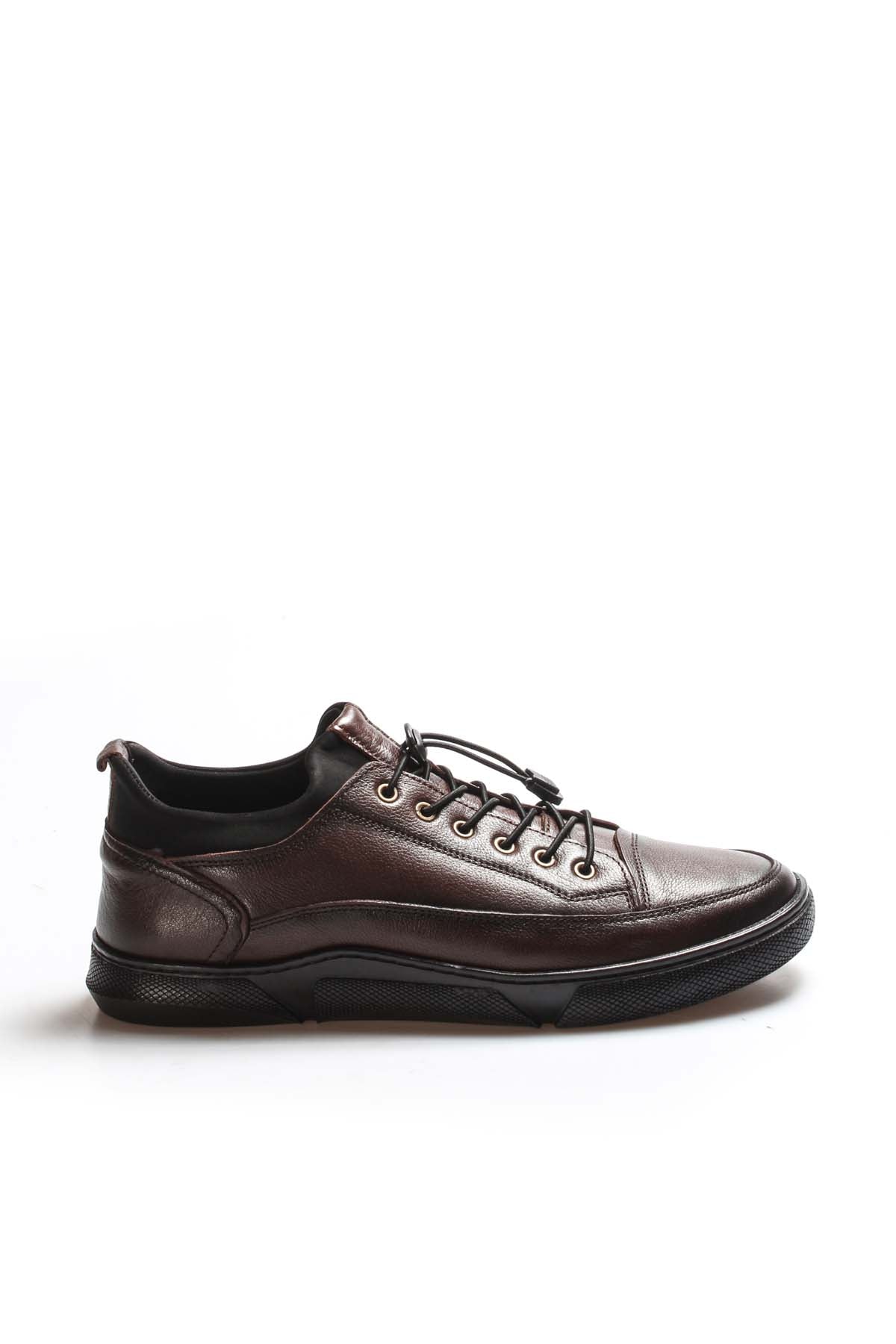 Scarpe Stringate da Uomo in Pelle Marrone con Suola Resistente Wessi