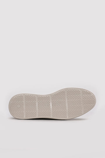 White Perforated Leather Slip-On Loafers for Men | Wessi