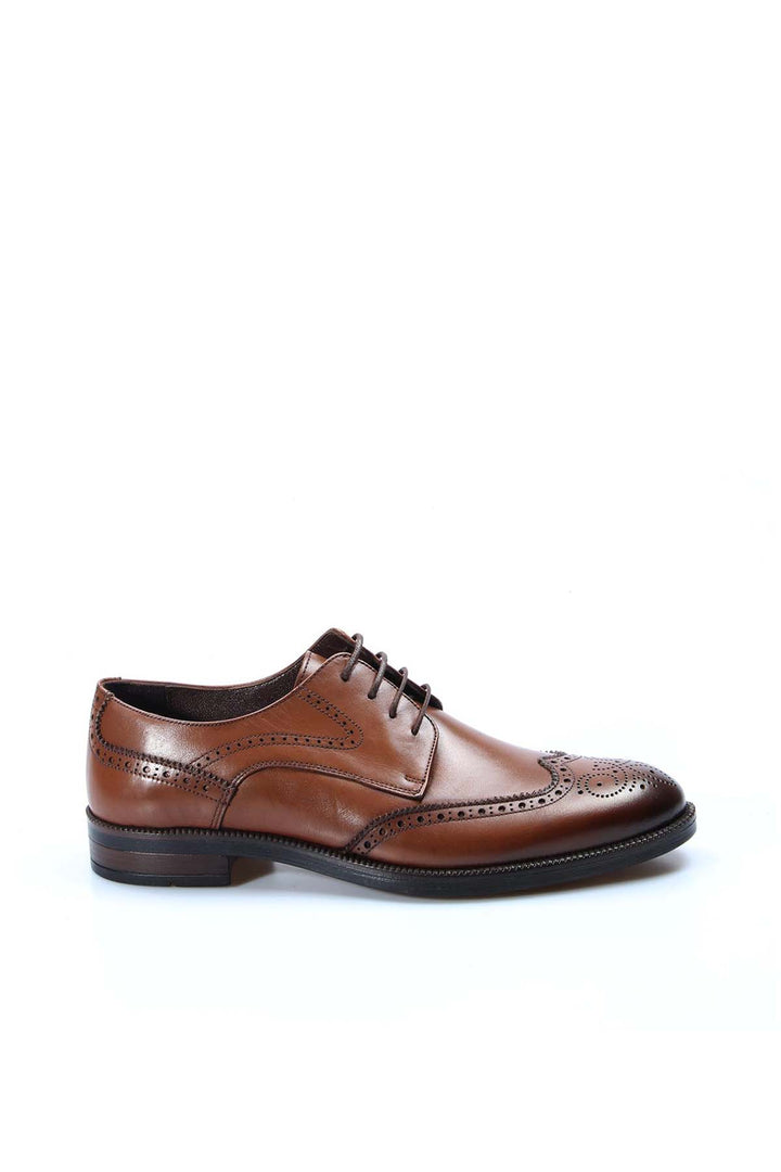 Brown Brogue Leather Oxford Wessi