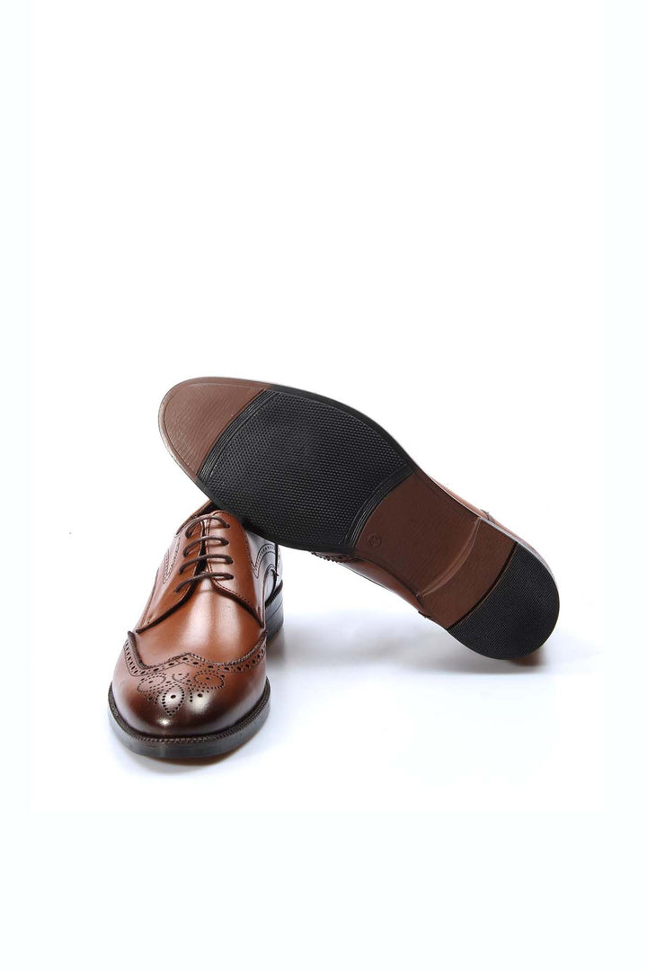 Brown Brogue Leather Oxford Wessi