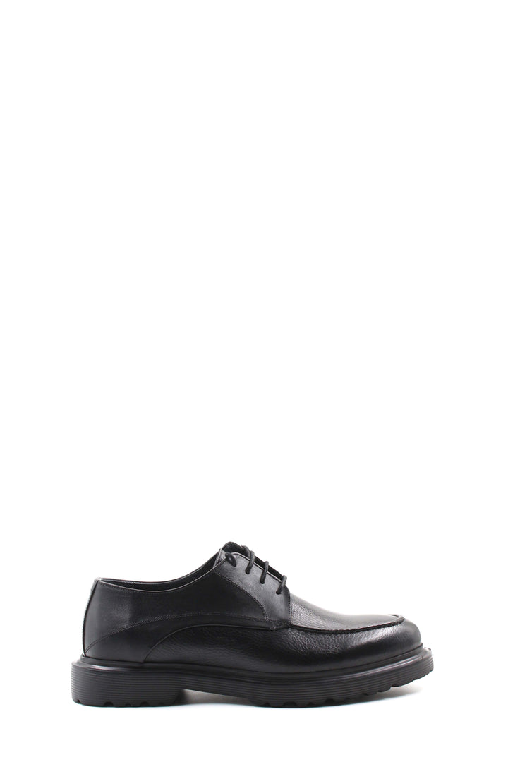 Chaussures Derby noires à semelle épaisse - Wessi