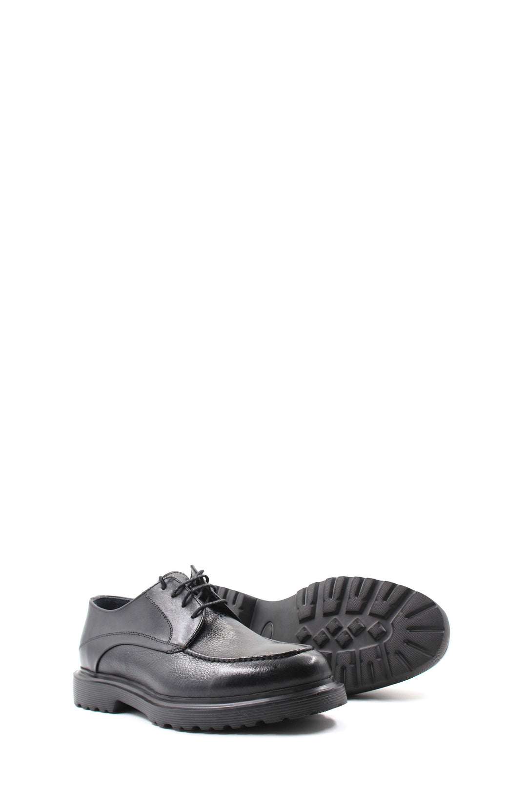 Chaussures Derby noires à semelle épaisse - Wessi
