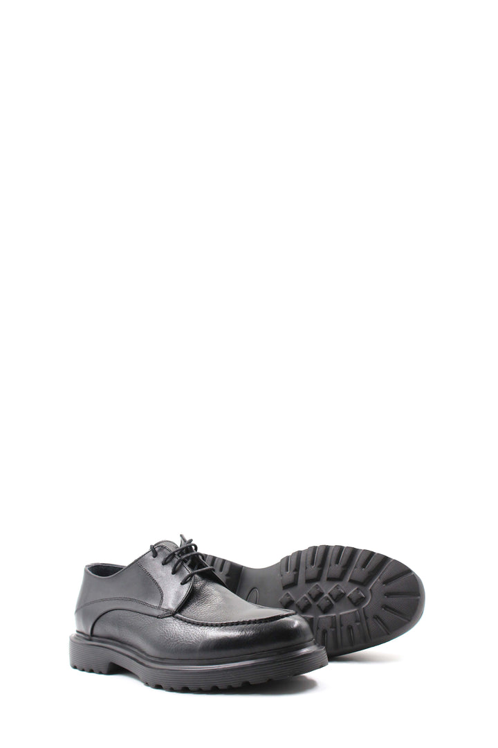 Chaussures Derby noires à semelle épaisse - Wessi