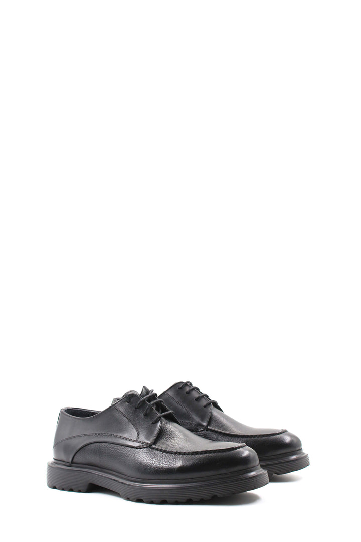 Chaussures Derby noires à semelle épaisse - Wessi