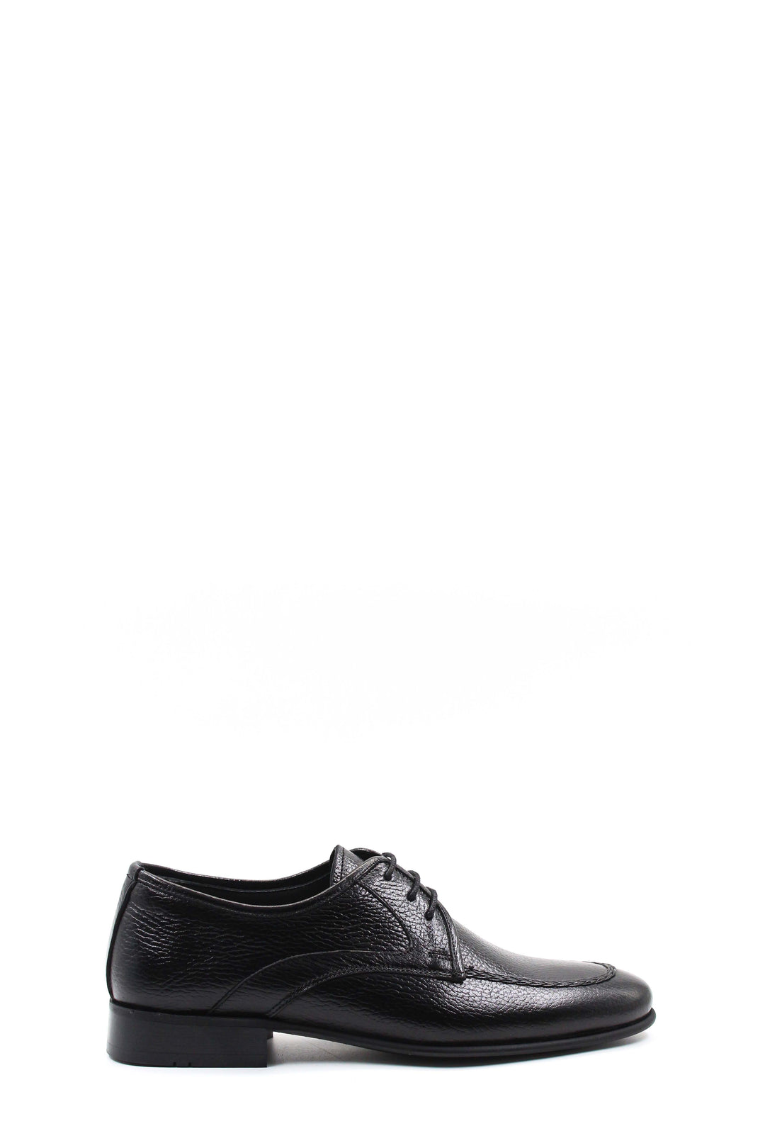 Scarpe derby stringate da uomo in pelle testurizzata nera con design elegante - Wessi