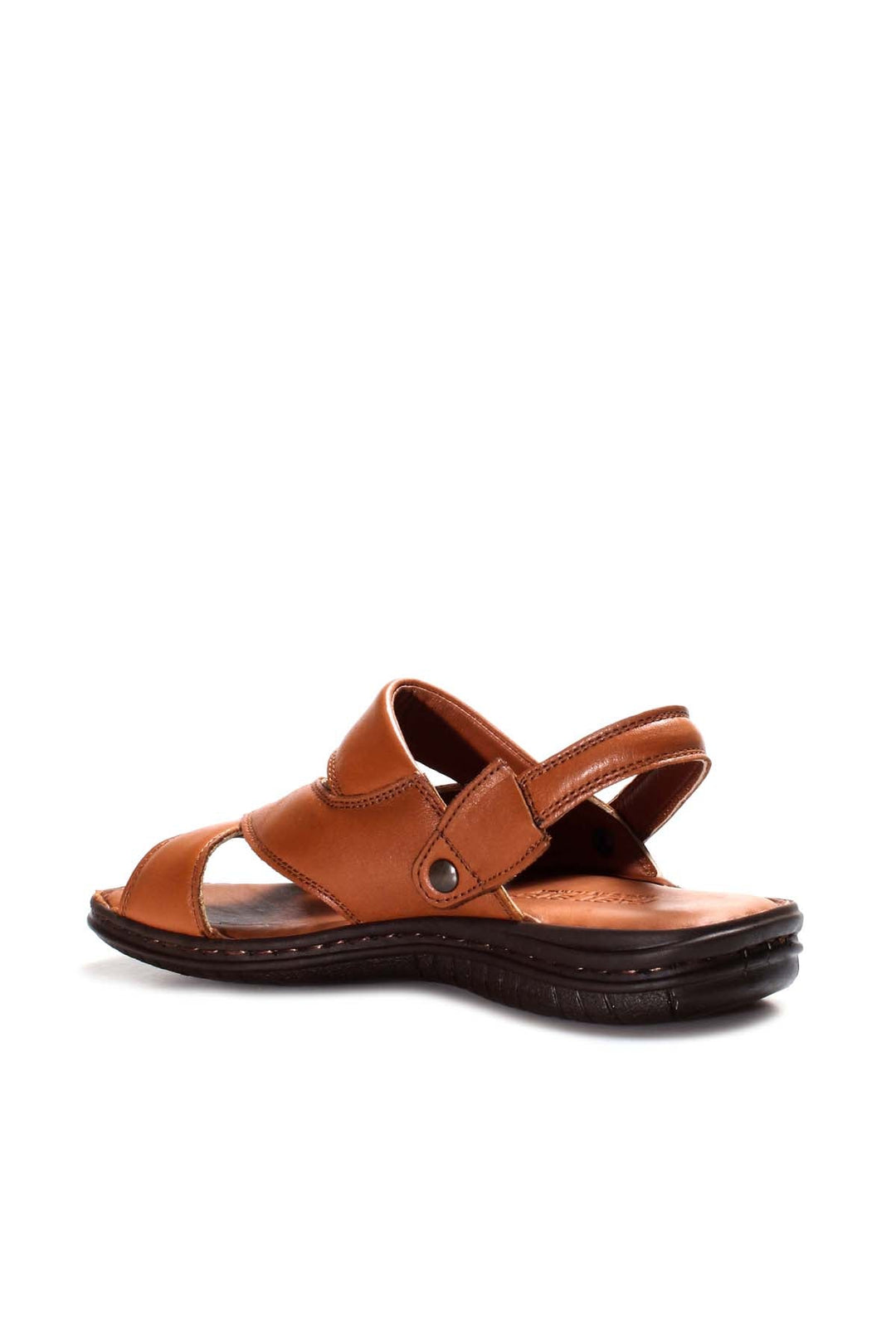 Men's Brown Leather Sandals - Wessi