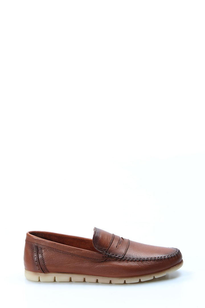 Mocassins Homme en Cuir Marron à Semelle Légère - Wessi