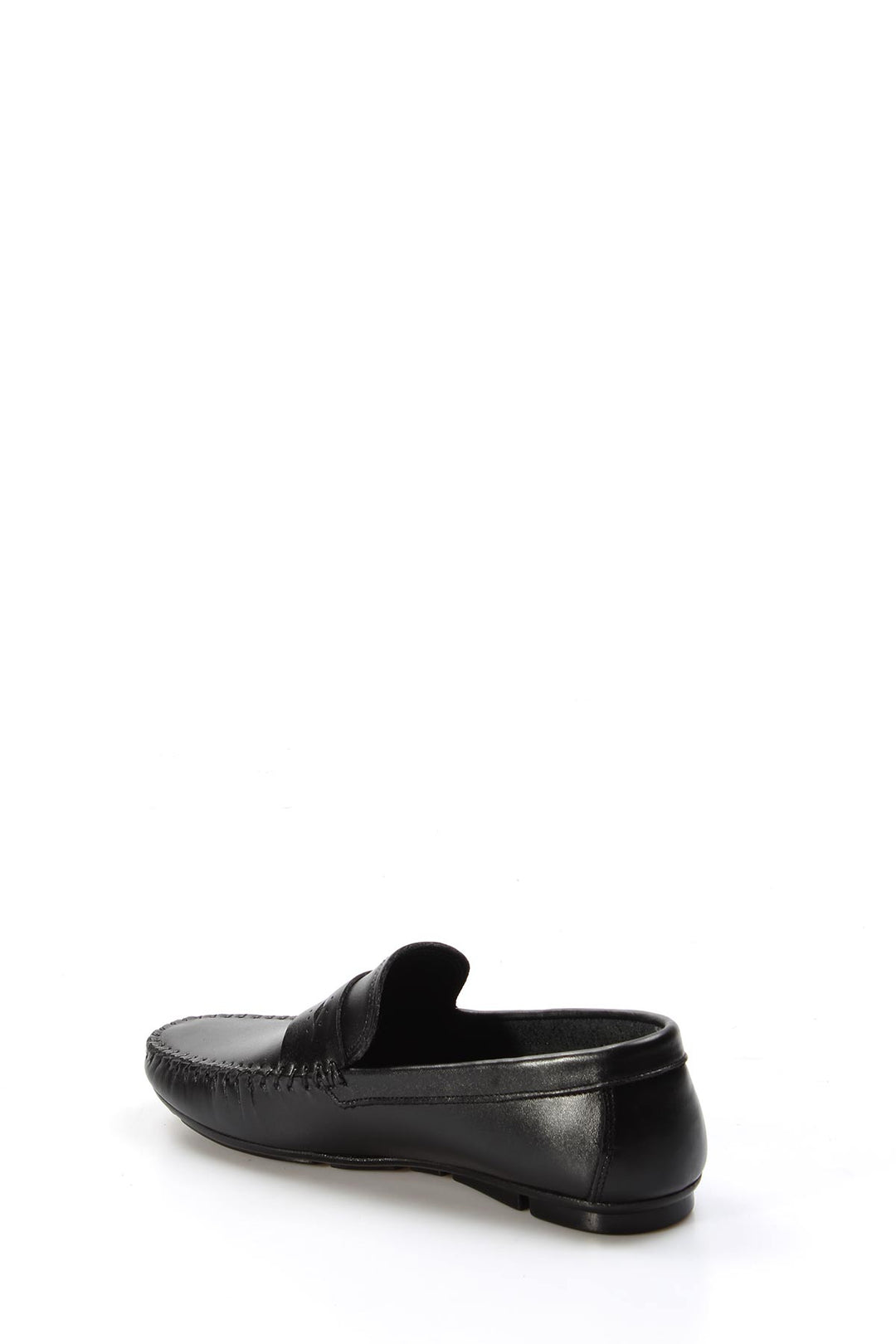 Men's Classic Black Leather Loafers - Wessi