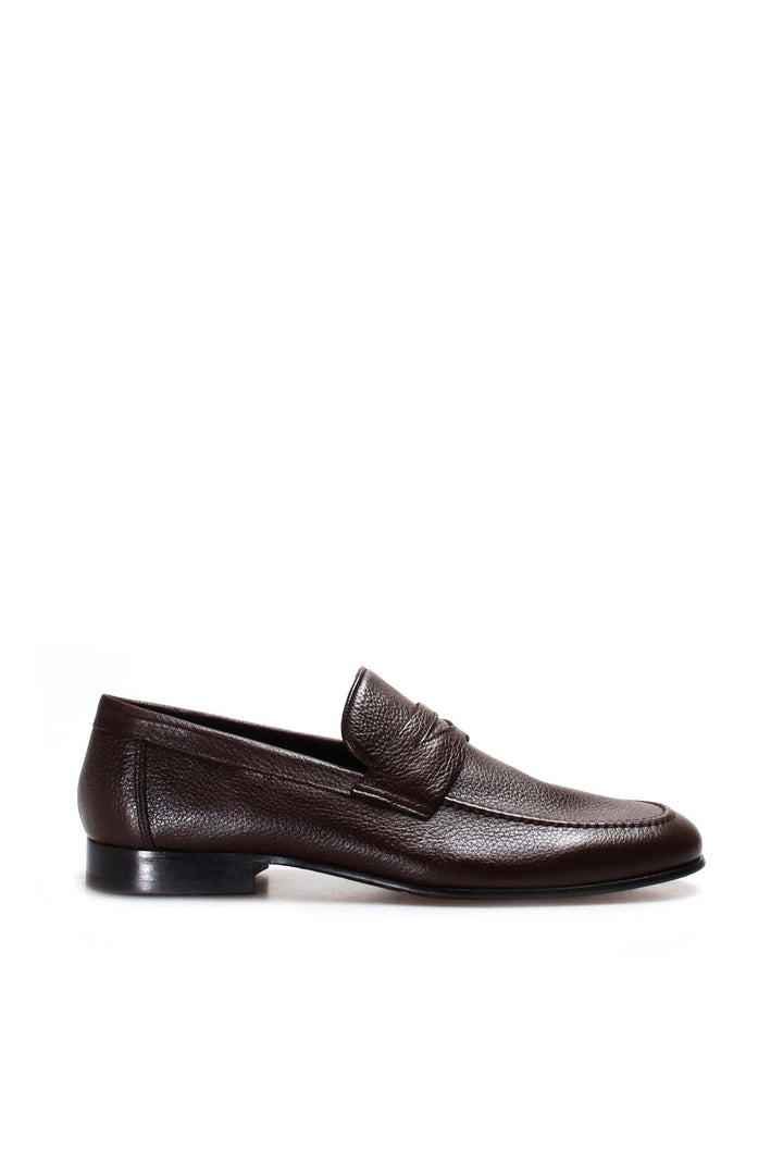 Mocassini Penny classici in pelle marrone-Wessi