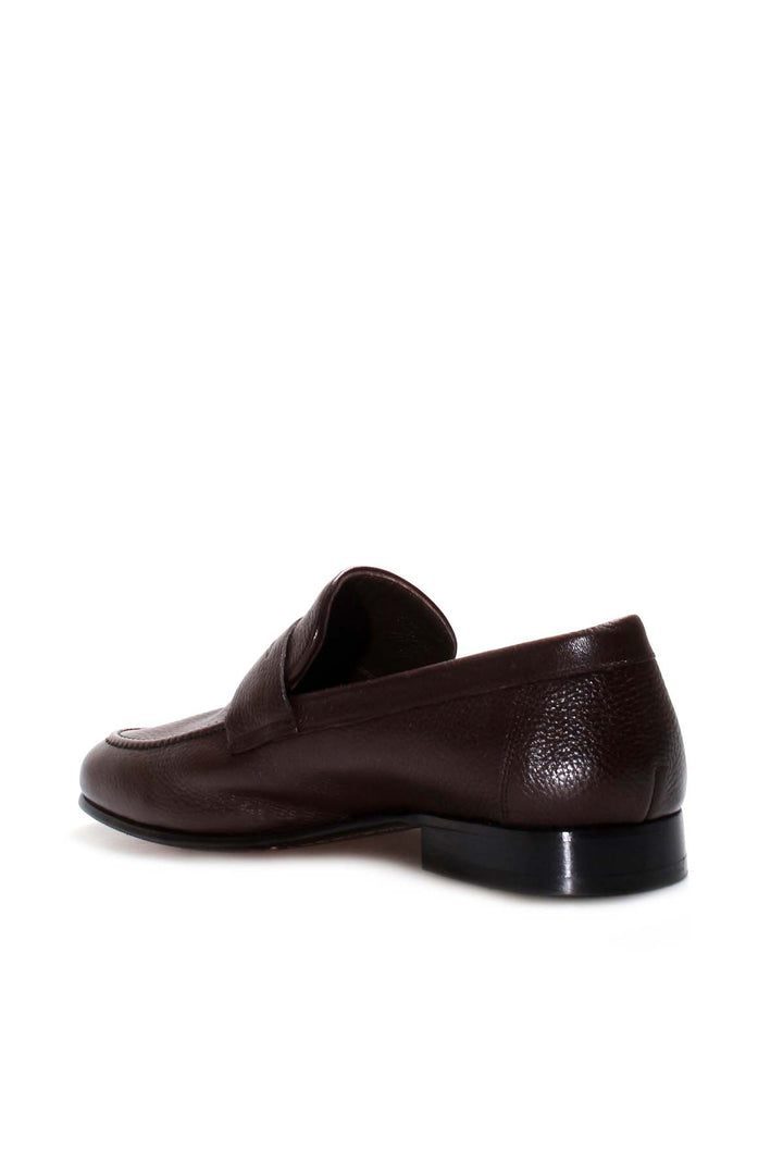 Mocassini Penny classici in pelle marrone-Wessi